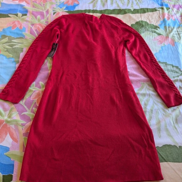 NWT No Boundaries Red Long Sweater Long Sleeve Junior XXL 19 (Women Medium) - Picture 5 of 12